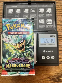 22.45g Pokemon TCG Twilight Masquerade Booster Pack sealed - Image 1