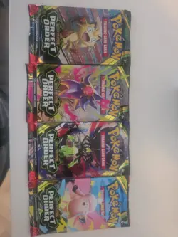 Pokemon TCG Perfect Order Booster Pack X4 New and Sealed UK Seller - Image 1