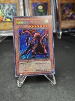 Harpie's Pet Dragon RP02-EN093 (2020 Date Reprint) Heavy Foil Bleed - Image 2