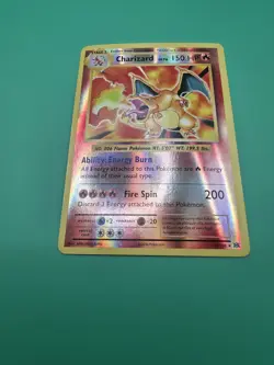 Pokemon Charizard 11/108 Evolutions Reverse Holo Rare 2016 Foil Card MP + LP - Image 3