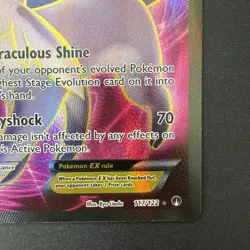 Pokemon Espeon EX Holo Trading Card 117/122 XY Breakpoint Full Art 2016 (LP+) - Image 4