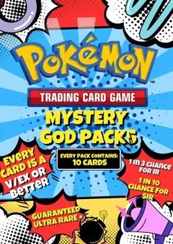 Pokemon Card Mystery God Pack - 10 Cards, v/ex or better. Guaranteed ultra rare. - Image 1