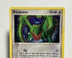 Rayquaza 3/17 (LP/BENT) Cosmos Holo Pop Series 1 2006 Pokemon Card TCG - Image 3