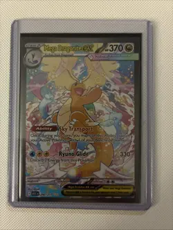 Mega Dragonite Ex Secret Illustration Rare Pokemon Card Ascended Heroes 290/217 - Image 1