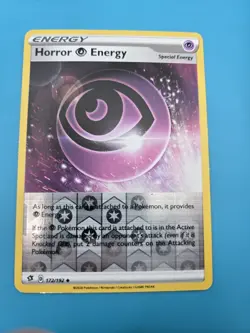 Horror Energy 172/192 Rebel Clash Reverse Holo Pokemon Card VG - Image 1