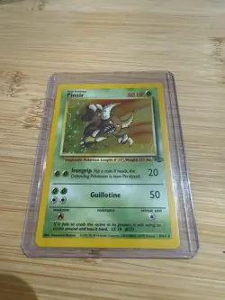 Pokemon TCG Pinsir Holo Rare Card 9/64 Jungle Unlimited Vintage Near Mint - Image 2