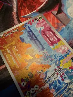 Pokemon Deerling 165/162 Illustration Rare Holo Card Temporal Forces Mint - Image 5