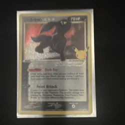 Pokemon Umbreon Star 17/17 POP Series 5 Ultra Rare Holo Card TCG 2007 - Image 1