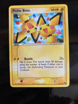 Pichu Bros. 16/17 Common POP Series 3 Card Pokemon NM 2006 TCG - Image 1