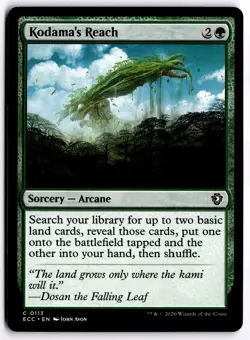 Kodama's Reach NM ECC Commander: Lorwyn Eclipsed MTG - Image 1