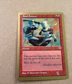 Final Fortune - Championship Deck - 1998 - MTG - Magic the Gathering - sideboard - Image 1