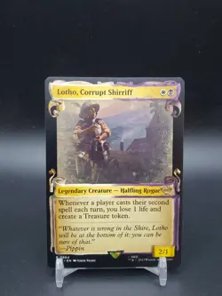 Lotho, Corrupt Shirriff The Lord of the Rings Showcase Scrolls NM MTG - Image 1