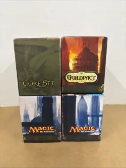 Magic The Gathering Ravnica Guildpact Core Set Fat Pack Storage Boxes Lot of 4 - Image 1