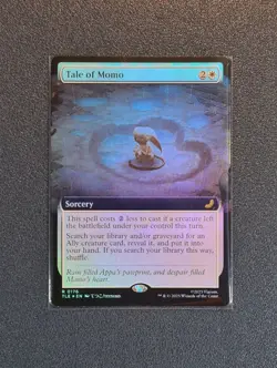 MTG Tale of Momo - Extended Art Foil - TLE - Near Mint+ Condition - Image 1