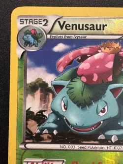 Venusaur 3/108 BW Dark Explorers Pokemon Card Reverse Holo Foil Rare LP - Image 3