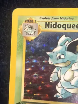 Nidoqueen - 7/64 - Pokemon Jungle 1st Edition Holo Rare Card WOTC LP - Image 2