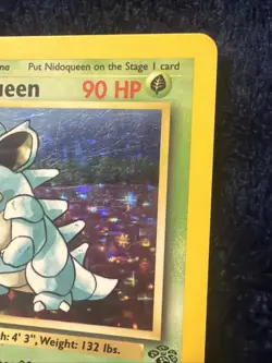 Nidoqueen - 7/64 - Pokemon Jungle 1st Edition Holo Rare Card WOTC LP - Image 3