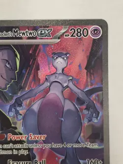 Pokemon Mewtwo EX 2025 Team Rockets 231/182 Sir Destined Rivals Mint Condition - Image 3