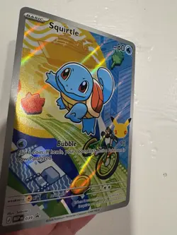 First Partner Illustration Squirtle Promo Full Art Holo 037 Pokemon TCG - Image 3