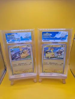 Pikachu 197/SV-P and 120/SV-P Gym Promo Ace 10's Pokemon TCG Japanese Sequential - Image 1