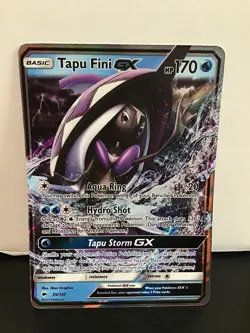 Tapu Fini GX Pokemon Burning Shadows 39/147 Ultra Rare Holo - Image 1
