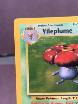 Pokemon TCG Vileplume 15/64 Jungle Set No Symbol Error Holo Rare WOTC 1999 VTG - Image 2