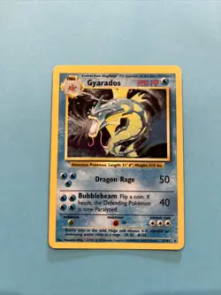 Pokemon TCG Gyarados Base Set 6/102 Holo Unlimited Holo Rare - Image 1