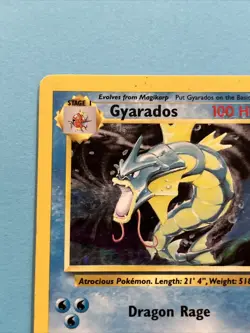 Pokemon TCG Gyarados Base Set 6/102 Holo Unlimited Holo Rare - Image 3