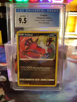 Pokemon TCG Yveltal 046/072 Shining Fates, Near Mint Condition - Image 1