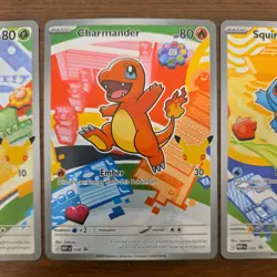 Pokemon First Partner IR Black Star Promo 30th Anniversary Kanto Starters - Image 3