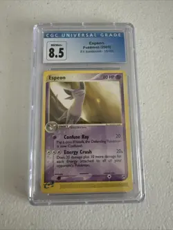 CGC 8.5 MINT Espeon 16/100 EX Sandstorm Rare 2003 Vintage Pokemon - Image 1