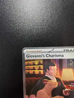 Giovanni's Charisma 204/165 Sv: Scarlet & Violet 151 Holo Pokemon TCG LP - Image 3