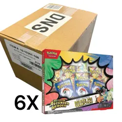 Pokemon TCG Ascended Heroes First Partners Deluxe Pin Collection CASE OF SIX 6 - Image 1