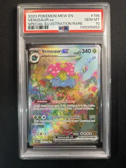 Venusaur ex 198/165 Pokemon 151 198 Special Illustration Rare GEM MINT PSA 10 - Image 1