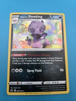 Galarian Slowking 098/198 Chilling Reign Pokemon Holo NM - Image 1