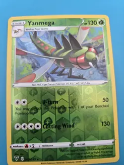 Yanmega Vivid Voltage Pokemon Reverse Holo 007/185 LP - Image 1