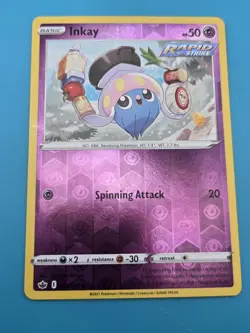 Pokemon - Inkay 069/198 - Reverse Holo - Chilling Reign - LP - Image 1