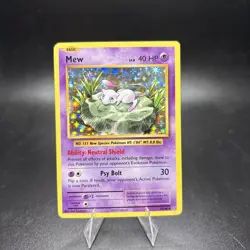Pokemon Mew 53/108 Holo Rare XY Evolutions 2016 (NM) -c - Image 1