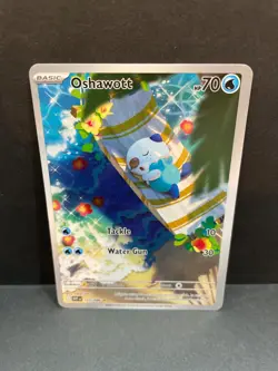Oshawott 105/086 - Illustration Rare - White Flare [WHT] - Pokemon TCG - NM/M - Image 1