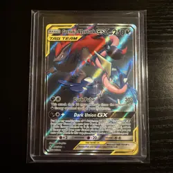 GRENINJA & ZOROARK GX TAG TEAM 2019 POKEMON TCG SM UNBROKEN BONDS 200/214 - Image 1
