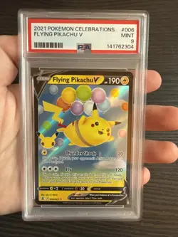 Flying Pikachu V 006/025 2021 Pokemon Celebrations PSA 9 Mint - Image 3