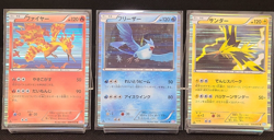 Pokemon Card Moltres Articuno Zapdos 009/052 014/052 043/173 BW3 Holo Japanese - Image 1