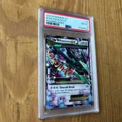 2015 Pokemon XY Roaring Skies #76 M Rayquaza EX PSA 8 - Image 3