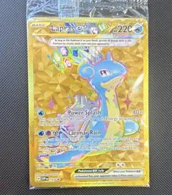Pokemon Lapras ex 164 Sv: Scarlet & Violet Promo Basic 220 HP Holo Promo Sealed - Image 1