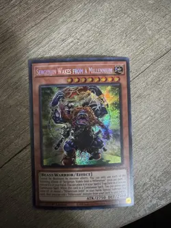 Yugioh Sengenjin Wakes from a Millennium MP25-EN077 Prismatic Secret Rare NM - Image 1