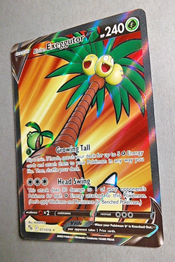 Pokemon GO, Alolan Exeggutor V 071/078 Full Art Rare, NM - Image 4