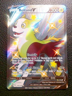 POKEMON TCG, BOLTUND V SWSH085 SWORD AND SHIELD PROMO!! - Image 1