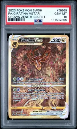GIRATINA VSTAR GG69/GG70 PSA 10 CROWN ZENITH SECRET RARE POKEMON HOLO ENGLISH - Image 1