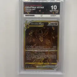 Pokemon TCG Giratina VSTAR GG69/GG70 Crown Zenith 278274 Ace 10 Perfect Subgrade - Image 1