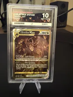 Pokemon TCG Giratina VSTAR GG69/GG70 Crown Zenith Ace 10 GEM MINT condition - Image 1